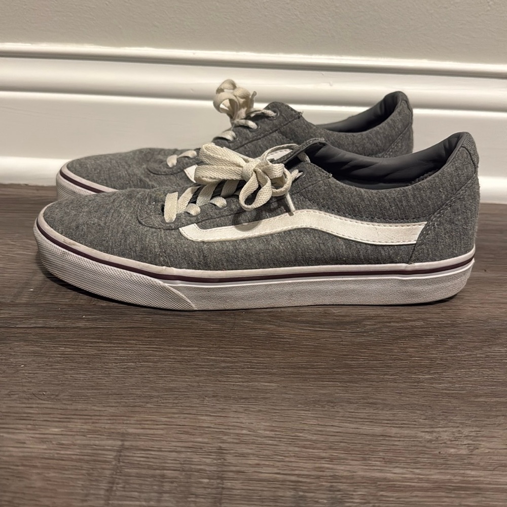 Size 10 gray Vans sneakers